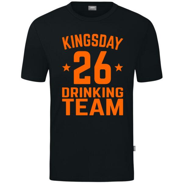 Kingsday Drinking Team Shirt Zwart