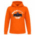 Oranje Koningsdag hoodie met tekst “Maximaal Gas Erop”