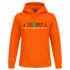 Oranje hoodie met grappige tekst “Ik dronken?” voor Koningsdag