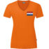 NL Vlag Oranje T-Shirt Dames Koningsdag