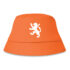 Oranje vissershoedje met leeuwtje voor Koningsdag