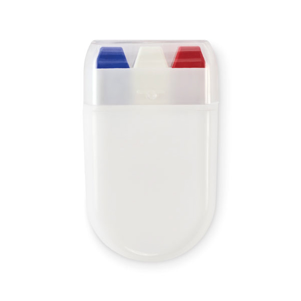 Rood wit blauw schmink voor Koningsdag en Oranje evenementen