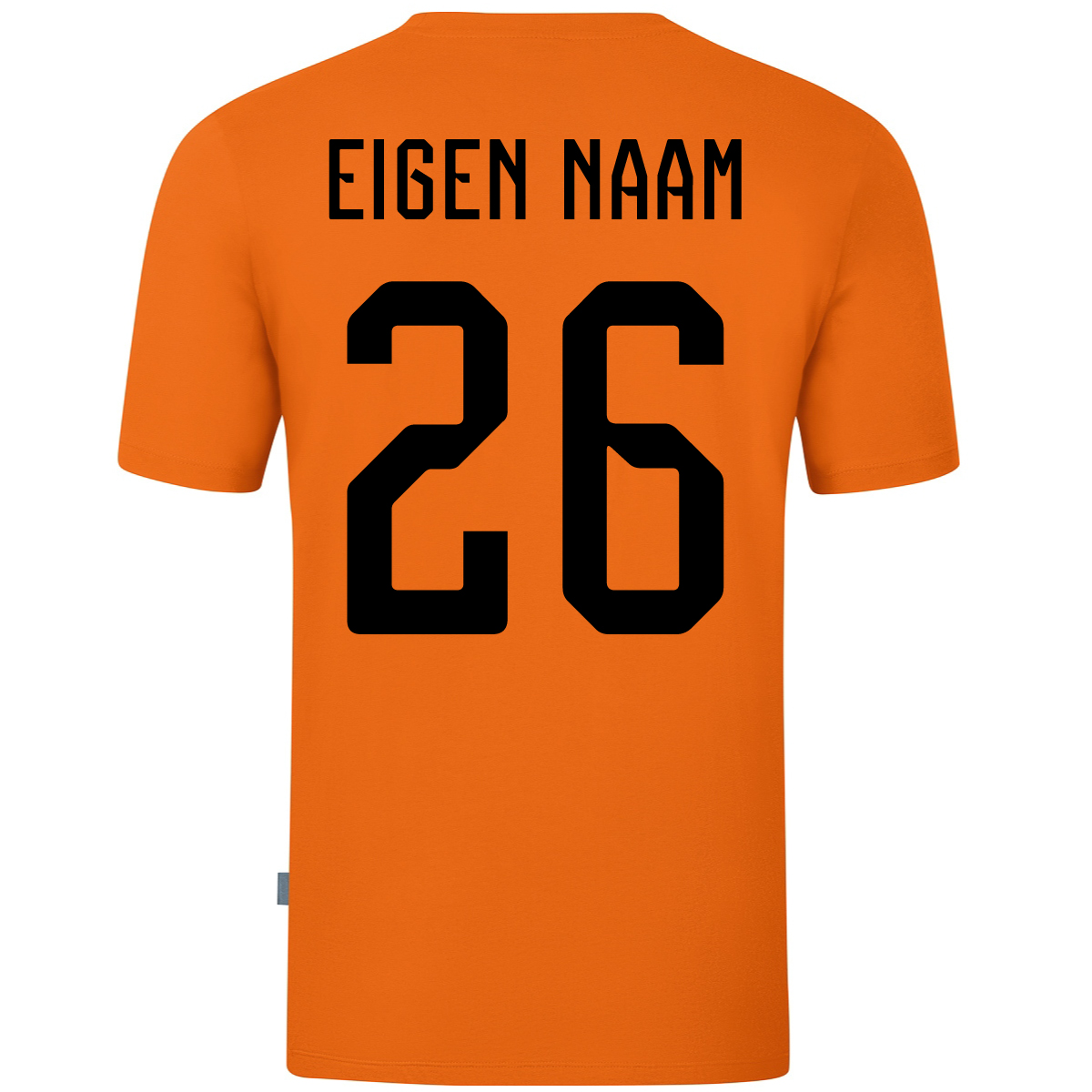 Nederland-Marocco-Heren-Achterkant - KONINGSDAG-SHOP Nederland vs Marokko Match Edition T-shirt